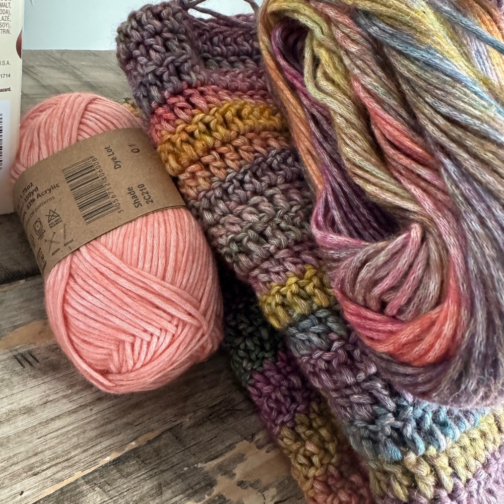 Multicolor Handcrafted Knit Blanket